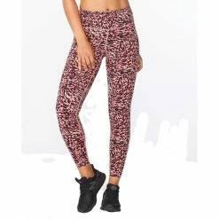 2XU Women's Print Fitness Mid Rise Compression Tights - 2021